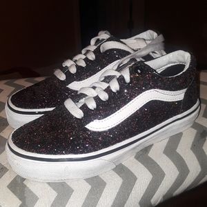 Girls 13 1/2 Glitter Vans